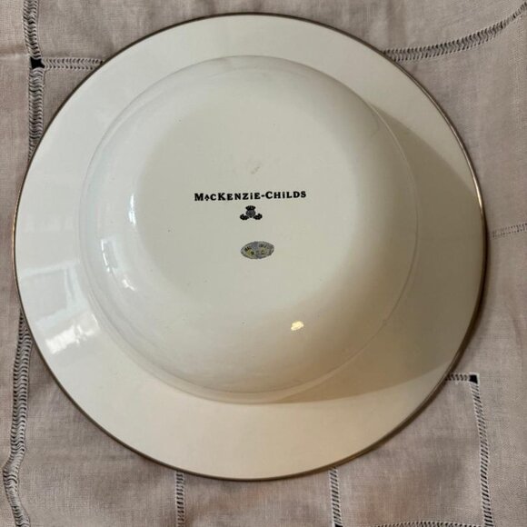 McKenzie Childs Courtly Check 40 oz. Serving Bowl - Picture 3 of 3